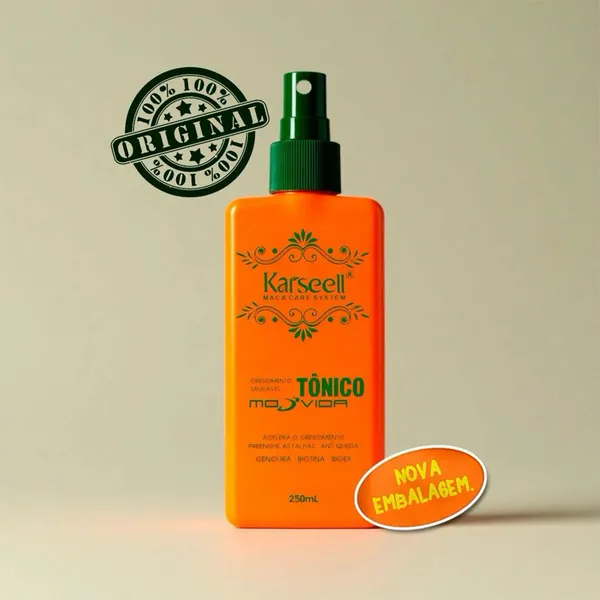 SUPER TÔNICO CAPILAR KARSEELL ORIGINAL MODVIDA – Crescimento TURBINADO e Fim da Queda