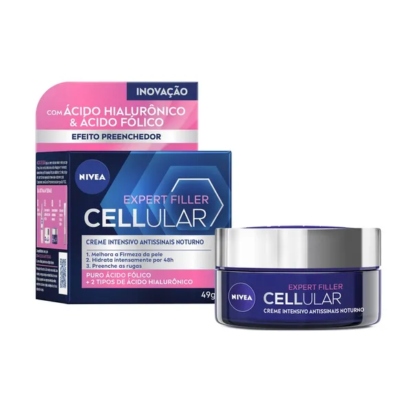NIVEA Creme Facial Antissinais Cellular Filler Noite 49g BBB 26