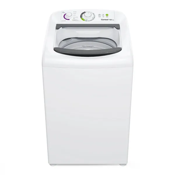 Máquina de Lavar Consul 12Kg Branca com Dosagem Econômica e Ciclo Edredom - CWH12BB