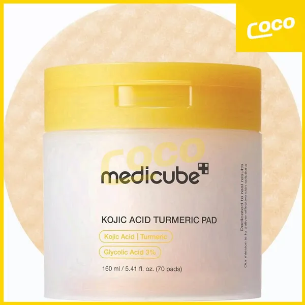 [NEW] medicube Kojic Acid Turmeric Vita Toner Pad 160ml