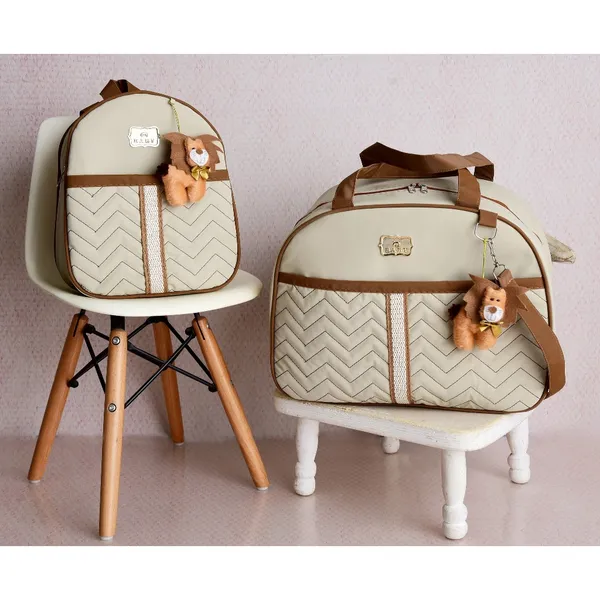 Kit Bolsa de Bebê 2 peças, mala maternidade