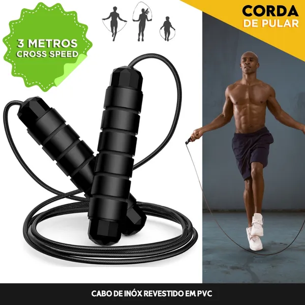 Corda de pular Crossfit profissional 3M