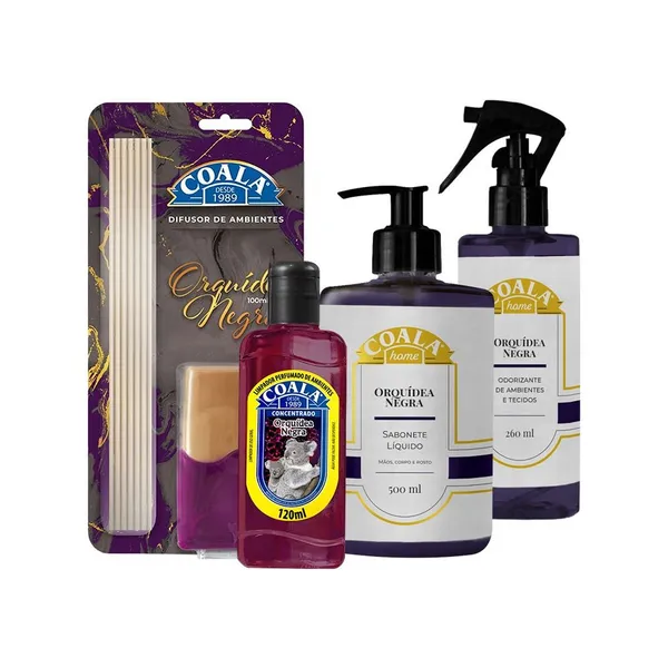 Kit Coala Home Orquídea Negra