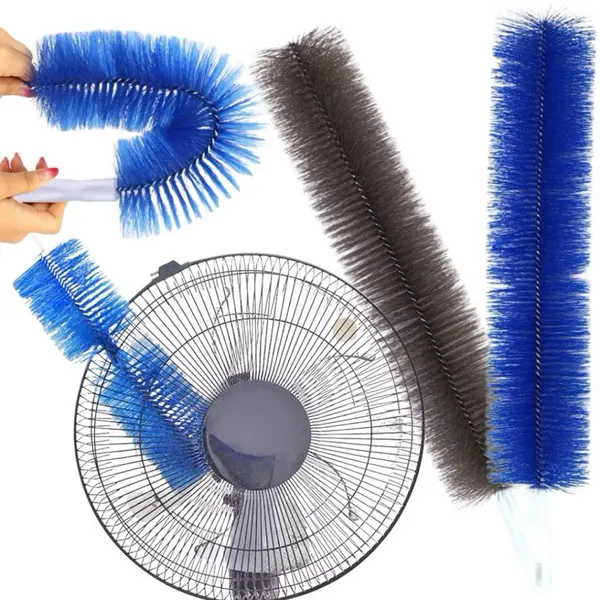 Escova Limpador De Ventilador Espanador De Pó Flexível Para  Limpar Ar Condicionado Janela Ajustável multiuso