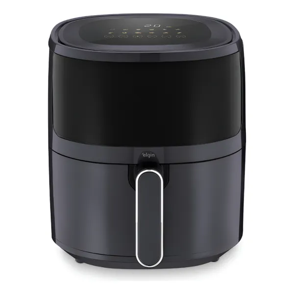Fritadeira Elétrica Visio Fry Elgin 5L 1700w Air Fryer Digital Cinza