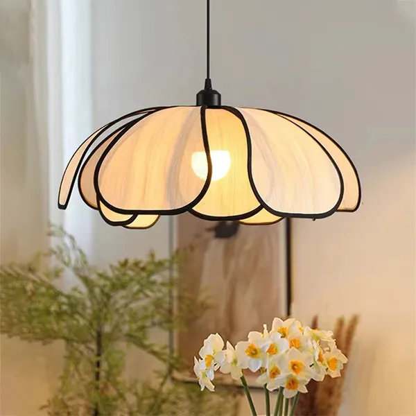Luminária Pendente Retrô Japonesa Pétala