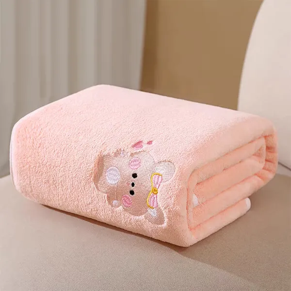 💓Toalha de Banho Bebê Cobertor Grande  Manta de Menino e Menina Toalha de banho Infantil Toalha quadrada 140 x 70cm