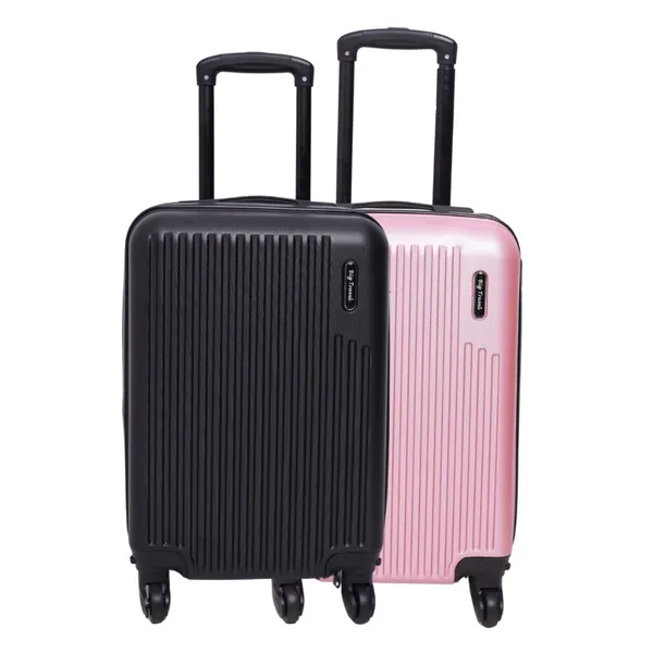 Kit Mala Viagem Bordo Avião 10kg Rodinhas 360° Férias Casal