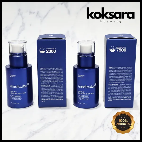 medicube zero one day exosome shot pore ampoule 2000 / 7500 30ml