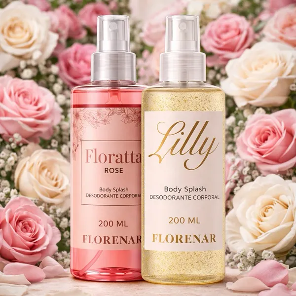 Body Splash Encanto Lily + Florata Rose Feminino 200mll