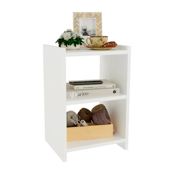 Mesa de Cabeceira Retro para Quarto Casal ou Solteiro Nicho Decoração América
