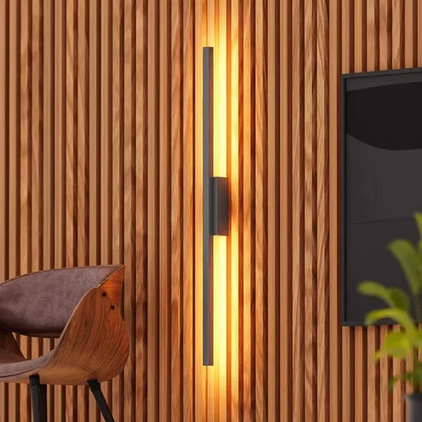 Arandela Fit Perfil Led 18W 240 LEDs Qualidade Premium Luz Indireta Luminária de Parede Coisa Diferentes para Casa MT293