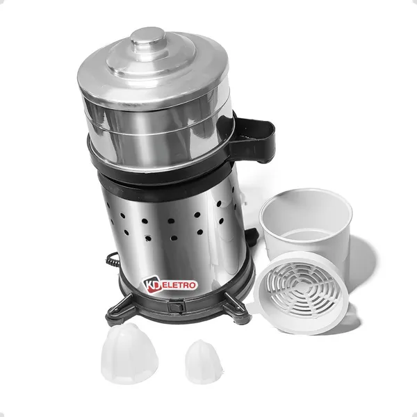 Espremedor Extrator de Sucos Laranja Limão Inox Industrial Bivolt