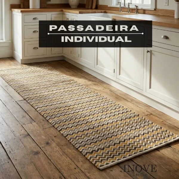 Tapete Passadeira Individual Tecido Grosso Lavável - Cozinha Quarto Sala