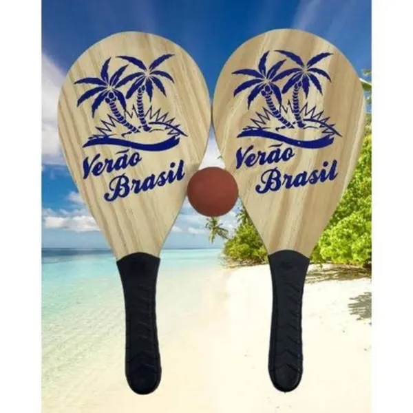 Conjunto de Raquetes com bola, frescobol, jogos de areia - Beach Tênis