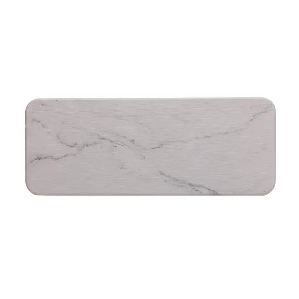 Bandeja Retangular Absorvente para Pia 25cm Marmorizado