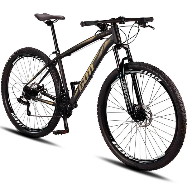 Bicicleta Aro 29 Alumínio Gott 21v freio a disco, t-force