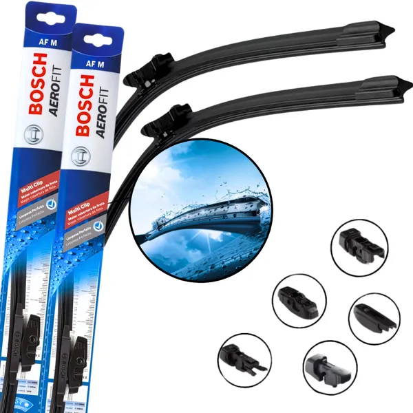 Par Palheta Limpador Parabrisa Original Bosch Multiclip