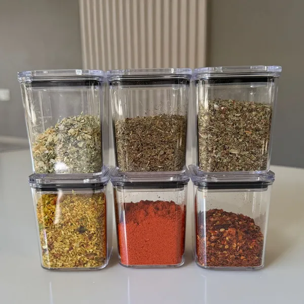 Pote 200ml Hermético Acrílico para Condimentos e Temperos