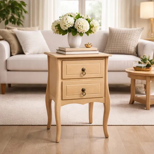 Criado Mudo MDF Decoração Sala Mesa de Cabeceira Quarto