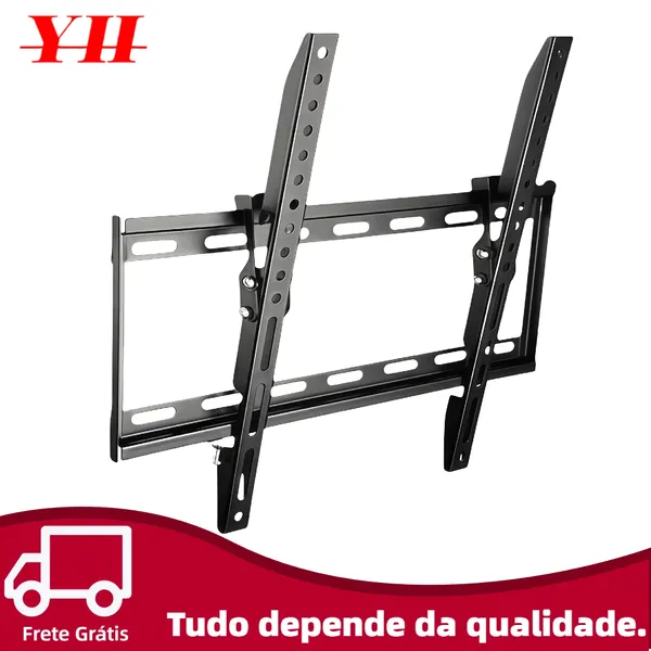 Suporte Para Tv Lcd Led Oled Qled 32 a 80 Pol Fixo Samsung LG Universal de Parede Ultra Slim