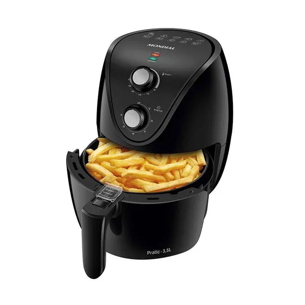 Fritadeira Air Fryer 3,5L Mondial AF35BF Preta 220V