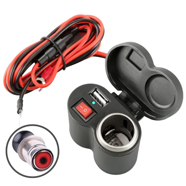 Carregador De Celular Usb Turbo Para Motos