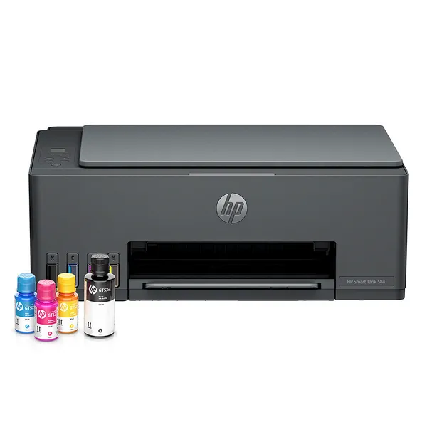 Impressora Multifuncional HP Smart Tank 584 All In One Tanque de Tinta Colorida USB e Wi-Fi Bivolt