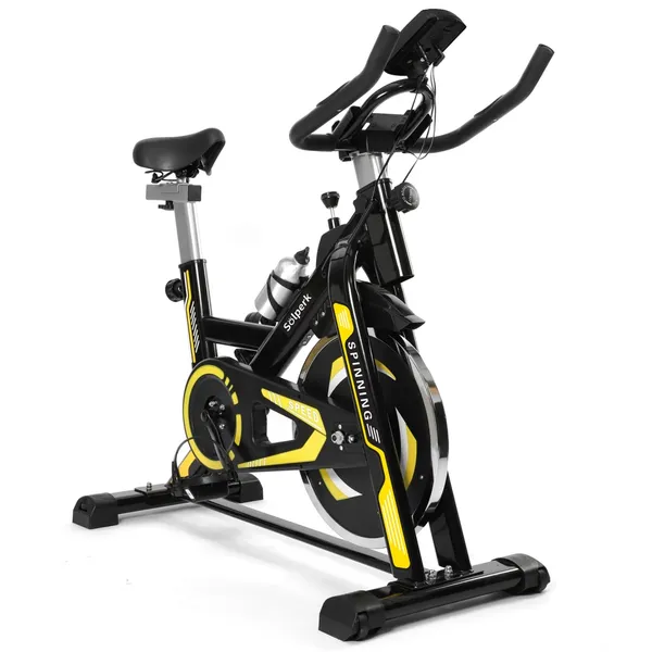 Bicicleta Spinning Ergométrica Exercício Profissional Monitor suporta até 120kg Academia 1.95m