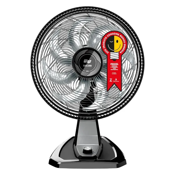 Ventilador WAP de Mesa e Parede 8 Pás 180W com 3 Velocidades Turbo Silencioso
