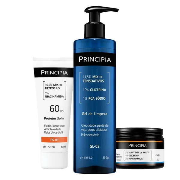 Principia Kit Completo Peles Sensíveis - FPS 60