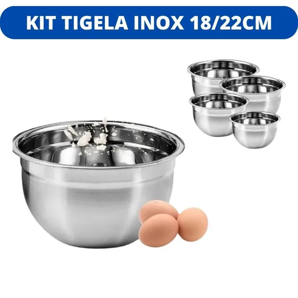 Kit Tigelas multiuso profissional, gourmet, mais de 20mil vendidos
