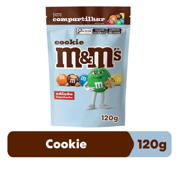 Chocolate Cookies Ao Leite M&M'S 120g