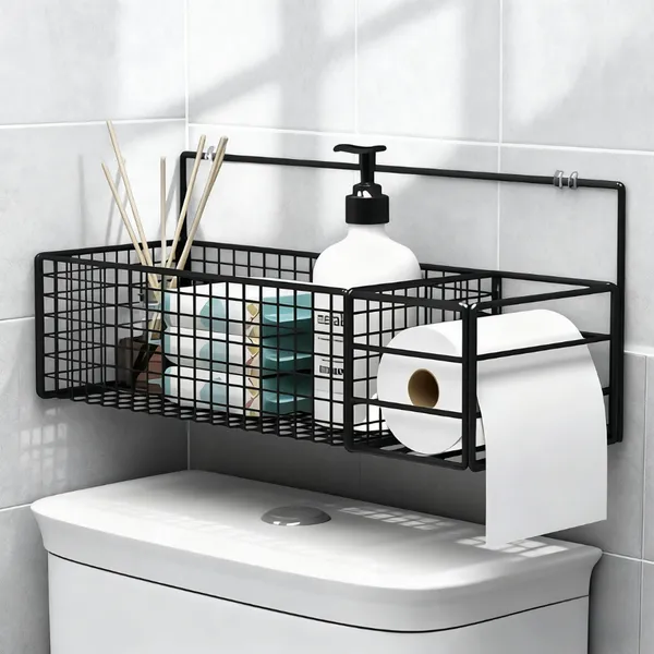 1/2/3 KIT Organizador Prateleira Banheiro Suporte Papel Higiênico Acessórios Banheiro