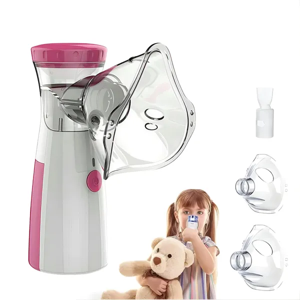 Nebulizador Portátil Mini Inalador Silencioso Ultra-sônico Automático para Adultos e Crianças