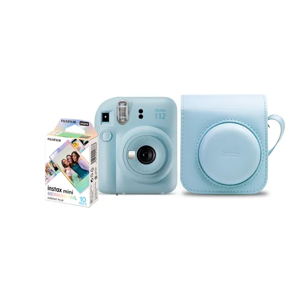 Câmera FujiFilm Instax Mini 12 Kit com Bolsa + Filme
