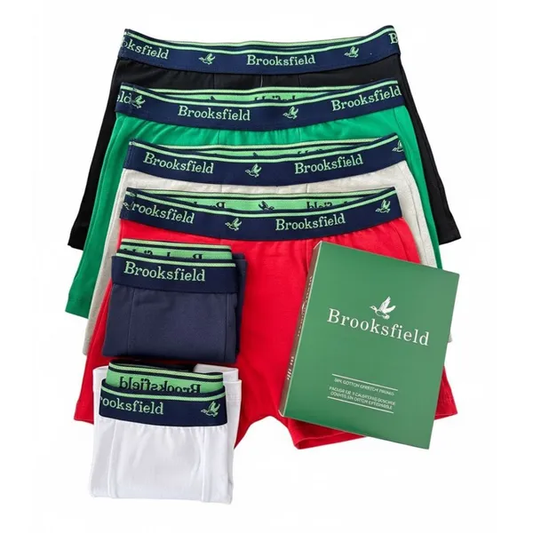 kIT 5 CUECAS BOXER , MASCULINA DE ALGODÃO DE QUALIDADE.