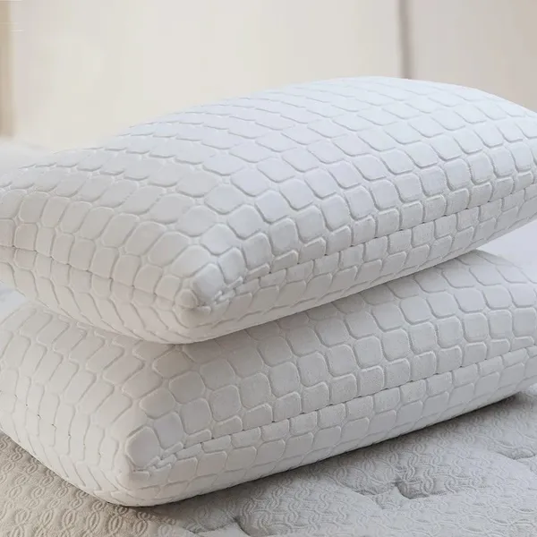 Kit 2 Travesseiro Confortável Toque Macio Antialérgico