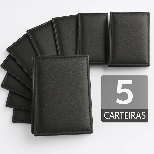 KIT Carteira Masculina Slim Otimizada - 5/10/20 UN