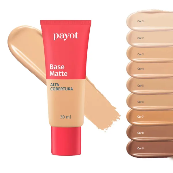 Base Matte  Alta Cobertura 30ml Longa Duração Nova Boca Rosa