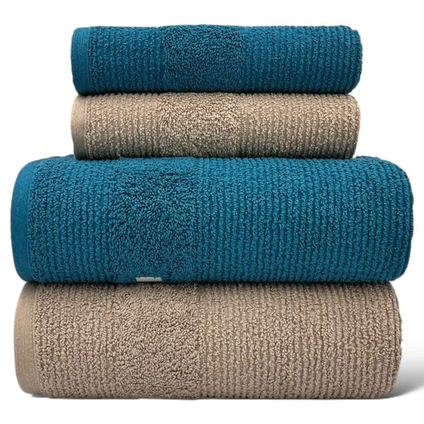 Toalhas de Banho Banhão Gigante Kit Jogo de 2 Toalhas de Banho + 2 Toalhas de Rosto 100% Algodão