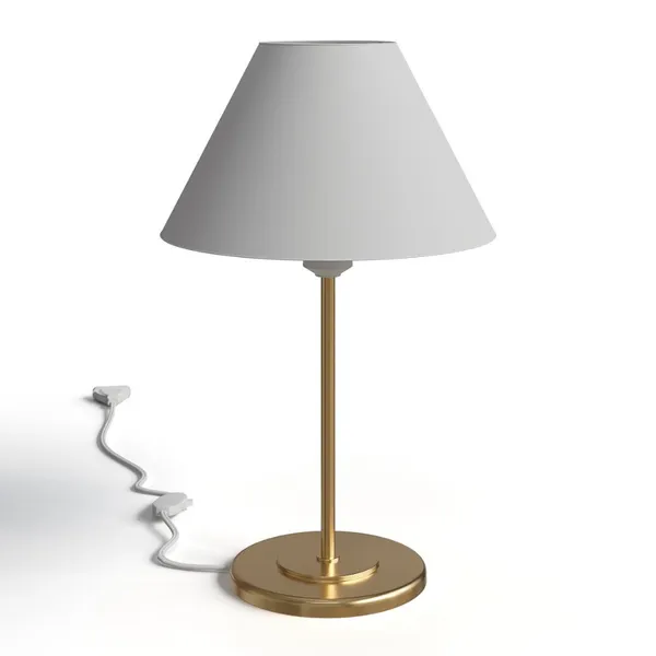 Abajur Clean Moderno Para Ambiente Em Ferro Luminária Quarto Decoração Casa Sala Escritório