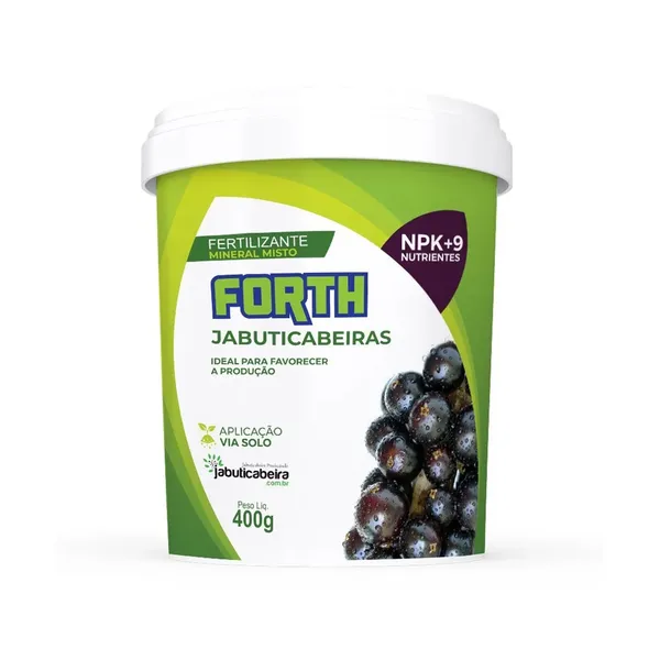 Fertilizante Adubo Forth Jabuticabeiras 400g