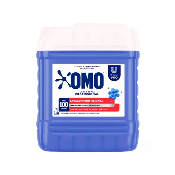 Lava Roupas Lavanderia Pro Líquido 7L Omo