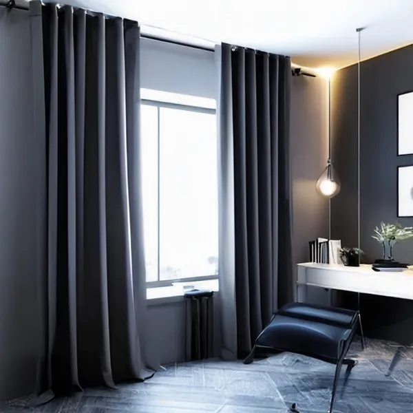 Cortina Blackout Para Quarto Sala Cozinha PVC Corta 100% Luz 2,80 Largura X 2,30 Altura Grande