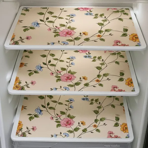 Toalha de Geladeira com 3 -PVC - Kit - Lavável - 46x32cm