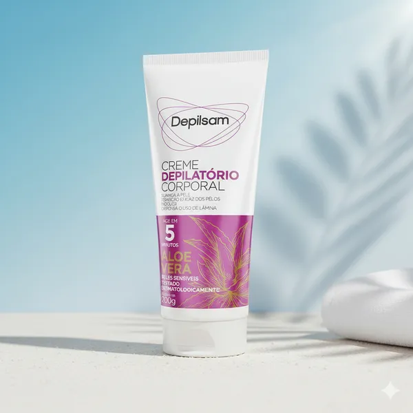Creme Depilatório​ Corporal Depilsam Aloe Vera 200G