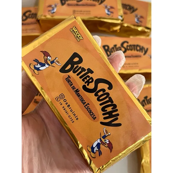 Torta de Manteiga Escocesa - Torta do Pica-Pau (Butter Scotchy)