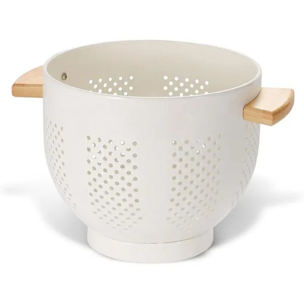 Escorredor para Massas, Frutas e Legumes com Alças Laterais Base Alta e Furos