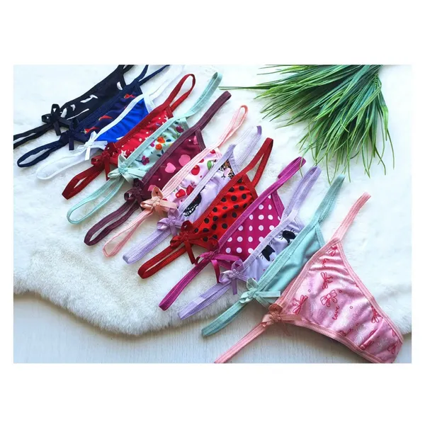 Kit 5 Tanguinhas Fio Dental  Calcinha Tanga Lingerie